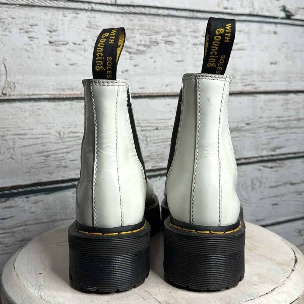 Dr. Martens Smooth Leather Chelsea 2976 Quad unisex Boots 7M 8W - Picture 8 of 11